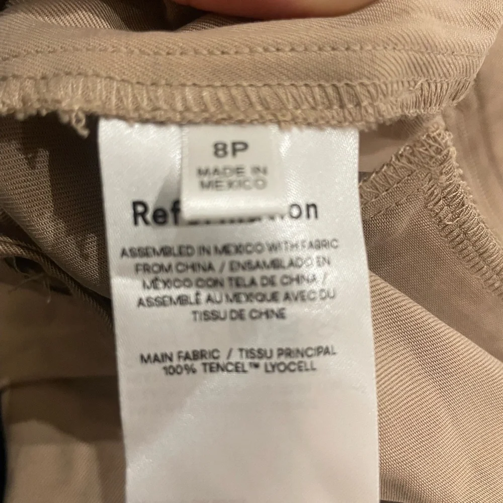 Reformation - Mason Pant in Khaki (size: 8P) NWT - Picture 14 of 14